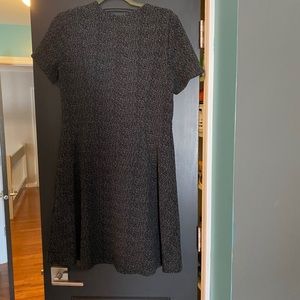 Black and white patterned dress from Ann Taylor